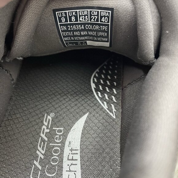 Skechers Go Walk Sneakers Shoe Max Cushioning Arch Fit Comfort Taupe Gray Mens 9 - Picture 13 of 13